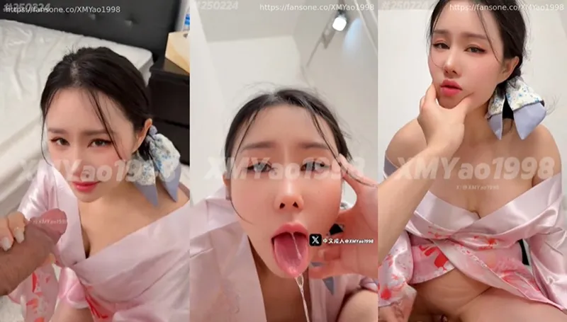 穿和服的老婆等待著老公下班 汐夢瑤