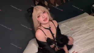 發情小野貓被主人的逗貓棒玩壞 rachael