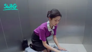 JSBY-0085「客人，請上我」氣質貴婦百貨電梯小姐 小婕