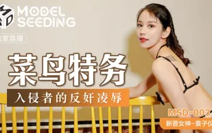 MSD-003 菜鳥特務 入侵者的反奸凌辱 袁子儀