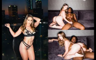 嬌小的少女用口交和鐵桿騎術對待大黑雞巴 Laney Grey